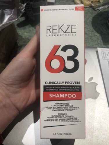 63 Shampoo - Clinically Proven, Stops Hair Loss, Promotes Regrowth, and Thickens Hair photo review