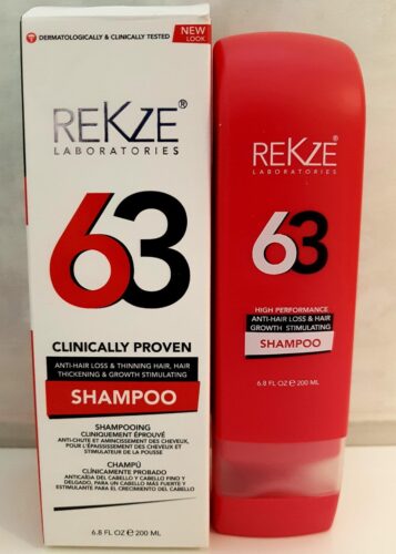 63 Shampoo - Clinically Proven, Stops Hair Loss, Promotes Regrowth, and Thickens Hair photo review