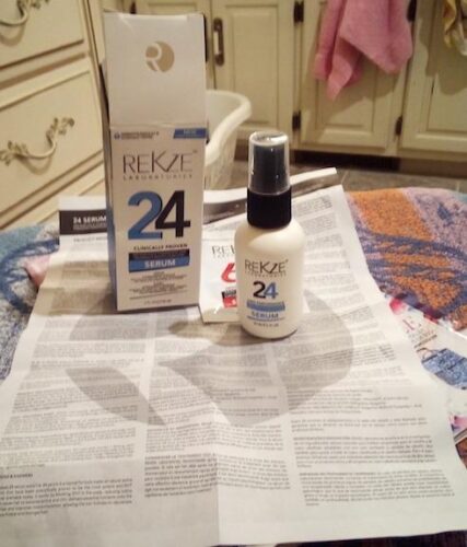 REKZE 24 Hair Growth Serum - Clinically Proven to Reduce Hair Loss & Thicken Hair photo review