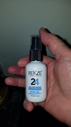 REKZE 24 Hair Growth Serum - Clinically Proven to Reduce Hair Loss & Thicken Hair photo review
